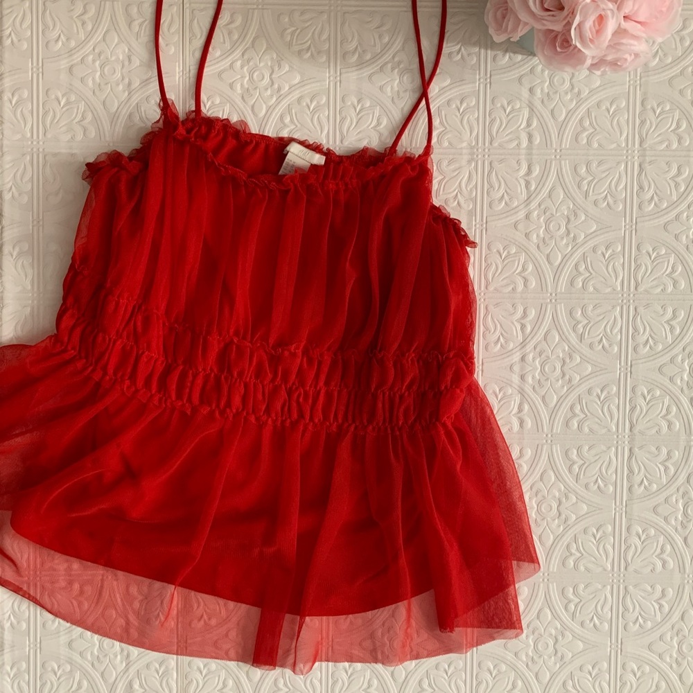 Romantic Sheer Camisole Top